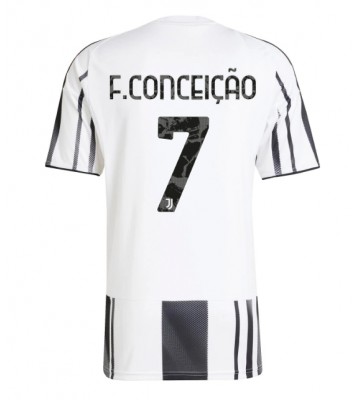 Juventus Francisco Conceicao #7 Replica Home Stadium Shirt 2025-26 Short Sleeve